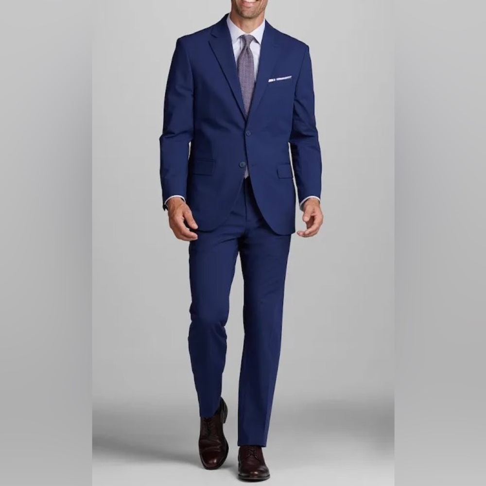 Jos. A Bank Navy Suit 50R 40x30